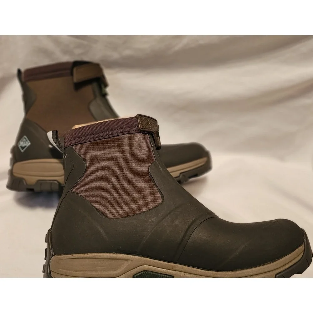 NWOT The Origional Muck Apex Mid Ankle Zip Suze 11 Brown Outdoor Hunting